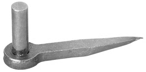 Pollmann®Baubeschläge Kloben zum Einschlagen B 10, Dorn Ø 10 mm, hell verzinkt, 10 Stück