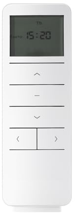 3T-MOTORS Funk-Timer Handsender HSTZ1, 1-Kanal Fernbedienung mit Zeitschaltung, Funksteuerung, Funksender, Sender für Rollladenantrieb, Markisenmotor oder Funk-Empfänger, Rollladensteuerung