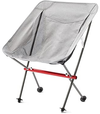 YIHANSS Tragbarer Outdoor-Klappstuhl mit Rückenlehne, Faltbarer Angelpicknickhocker, zusammenklappbarer Campingstuhl