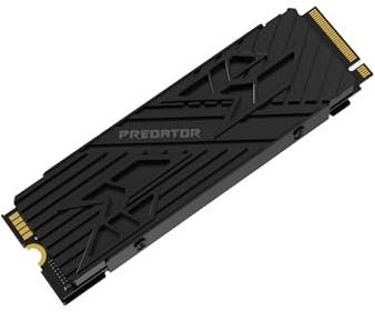 Acer Predator GM7000 - Disipador de calor para juegos NVMe SSD de 2 TB, M.2 2280 PCIe Gen4, velocidad de lectura de hasta 7400 MB/s, unidad interna de estado sólido con caché DRAM para expansión de
