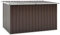 Capwee Baule da Esterno Metalli Cassapanca Contenitore da Esterno Cassapanca Contenitore Box Porta Attrezzi Bauli Contenitori Baule da Interno-Marrone-171 x 99 x 93 cm