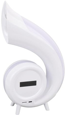 Yctze Lumière de Haut-Parleur de Bureau, Haut-Parleur de Bureau avec Micro, Lampe de Table de Nuit, Réveil, Lumière RVB.