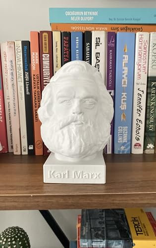 K. Marx Buste 15 cm Décoration d'intérieur Philosophe Marx Bibliothèque Décor