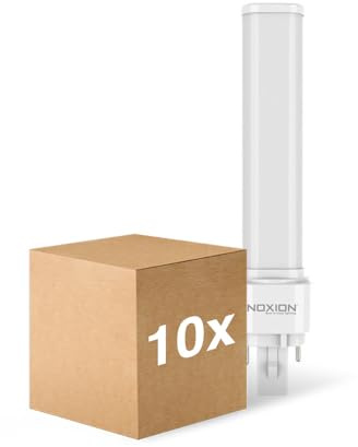 Noxion Mehrfachpackung 10x Lucent PL-S LED 4.3W 540lm - 830 Warmweiß | 2-Pins - Ersatz Für 9W