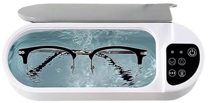 Nettoyant pour bijoux en argent, nettoyeur de verres à ultrasons, machine de nettoyage rechargeable, nettoyeur à lunettes de voyage, machine à laver pour boucles d'oreilles, solution à bijoux