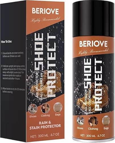 BERIOVE Nubuck & Suede Proof, 200ml, Spray-On Waterproofing