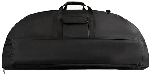 Fodral för Compoundbåge, Mjuk och Lätt Bågväska med Pilficka och Ryggsäcksremmar, Vadderat Bärfodral för Jakt, Passar de Flesta Compoundbågar(Black,100cm)