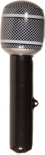 Festa, compleanno, giochi all'aria aperta - Folat 21592 - giocattolo gonfiabile a forma di microfono - ideale per piscina e mare - 30 cm