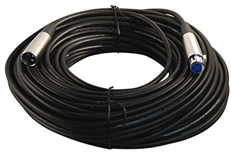 Your Cable Store 100 Foot XLR 3 Pin Male/Female Microphone Cable