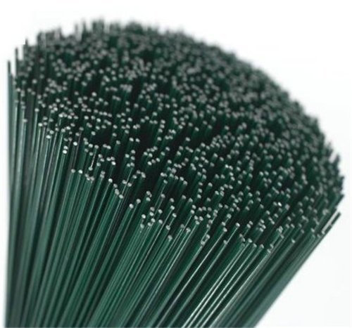 mariejaynesgifts 50 x Green Stub Wires 18swg (1.2mm) Lengths 8 10 12 14 (14 - 350 x 1.20mm)