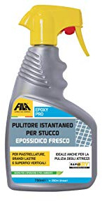 FILA Solutions EPOXY PRO Pulitore Stucco Epossidico Gres - 750ml | Detergente spray rapido per eliminare residui di stucco epossidico fresco durante la posa delle piastrelle