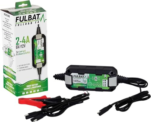 Fulbat Chargeur batterie fulload f4-6v - 12v 4a (pour batterie de 1.2 a 120 ah)