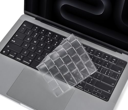 Custodia protettiva ultra sottile per MacBook Neo 13 A18 Pro 2026 con Touch ID, MacBook Air 15 13 M5 M4 M3 M2 2026-2022, MacBook Pro 14 16 M5-M1 Pro/2026-2021 Max, Trasparente
