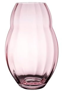Villeroy & Boch - Rose Garden Vase 20 cm Rosa, Spülmaschinenfest, Blumenvase Glas, Deko Vase Hoch, Große Blumenvase, Esstisch Deko, Home Decor, Kristallglas