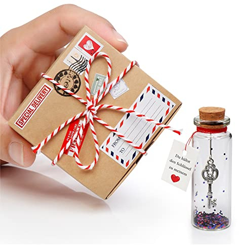 VELENTI Liebes Geschenk für sie mit süßer Geschenkbox - Muttertagsgeschenk, Dekoartikel and Dekorative Kugeln Geschenk für Mama, romantisches Geschenk für Frau Mann Handgemachter Geschenkbox