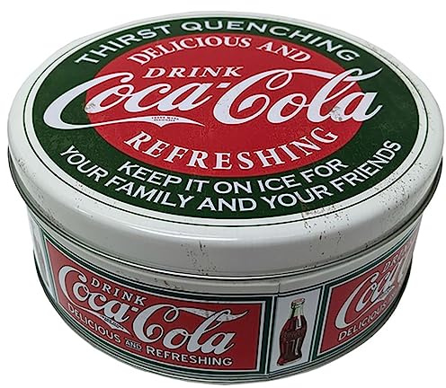 Distress Printed - Coca Cola Round Treat Collectible Tin