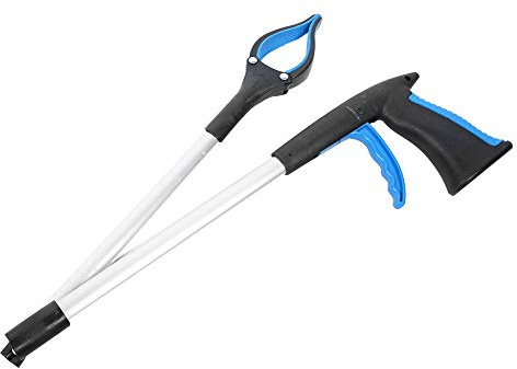 Greifzange für Senioren,Folding Greifer mit Magnet-Greifarm, 360° Drehbar Müllzange Greifzange und Müllsammler Greifer, Aufhebehilfe Greifer,81.3 cm langes Greifwerkzeug,für die ältere Menschenn