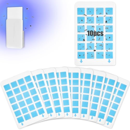 flintronic 10 Pezzi Carte di Ricarica per Trappola per Mosche, Trappola per Insetti Volanti da Interni, per Moscerini Della Frutta, Tarme, Zanzare, Moscerini