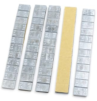 A ABSOPRO 2.1oz Wheel Balance Weights Strips for Motorcycle 140 x 19mm 5pcs Item Replacement