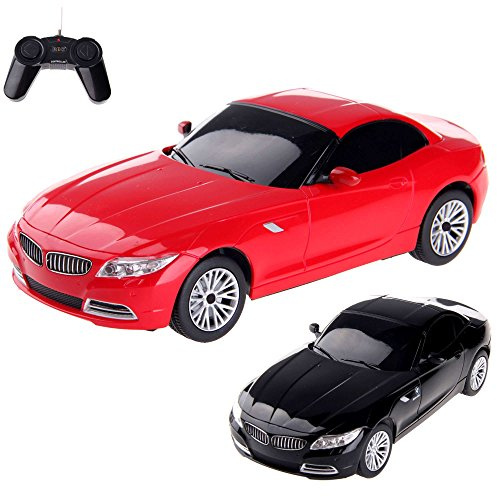 RC ferngesteuertes Auto im offiziell lizenziertem Design, Kompatibel mit BMW Z4, Modell-Maßstab 1:24, Lizenz-Fahrzeug, Spielzeug mit Profilierte Gummireifen für Kinder in Jungen Jahren und Erwachsene
