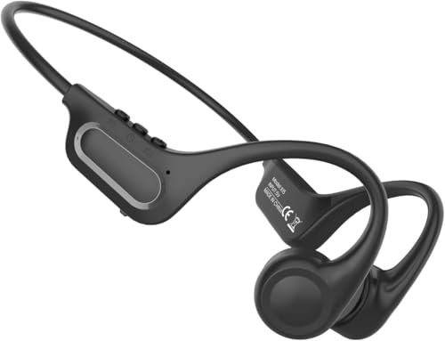SANOTO Bone Conduction Headphones, Open Ear Bluetooth 5.3 Headphones, Type-C Charging Port, IPX6 Waterproof, for Jogging and Cycling