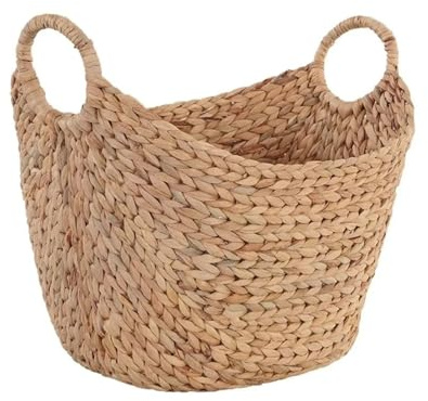 Large Natural Water Hyacinth Boat Basket Laundry Basket Laundry Organizer 19.30 X 14.20 X 16.90 Inches(2)