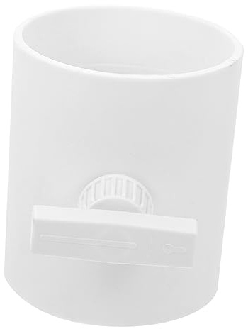Sewroro PVC Backdraft Damper Adjustable HVAC Airflow Ducting Insert for Range Hood and Extractor Fan Ventilation