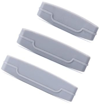 Veemoon 3pcs Toothpaste Tube Squeezer Manual Roller Abs Multifunctional Extruder for Toothpaste Hair Cream Hand Cream Portable White Grey Random Random Color