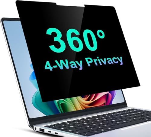 STARY 360° Sichtschutzfolie für 15 Surface Laptop der 7.Generation 2024 | Selbstklebende Blendschutz 15 Blickschutzfolie, Blaulichtfilter Blickschutzfilter Privacy Screen