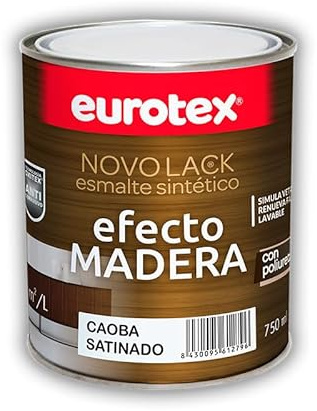 NovoLack Esmalte Sintético Efecto Madera CEREZO con poliuretano 750ml