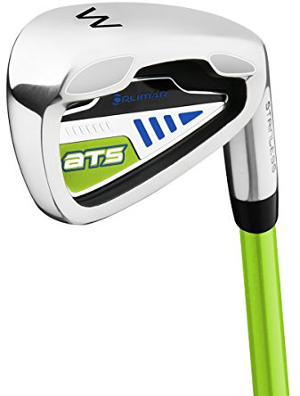 Orlimar ATS Junior Pitching Wedge Golf Club Left Hand Boys & Girls Ages 3-5 Lime/Blue 24.5-Inch with Flexible Composite Shaft