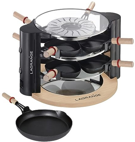 LAGRANGE Raclette Evolution® avec accessoires, Bois Clair