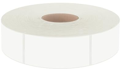 500 Etichette Alimentari Rimovibili Vuote, Resistenti all'Acqua/Olio/Strappi con Linea di Perforazione per Contenitori Alimentari nel Congelatore, Barattoli e Organizzazione della Dispensa