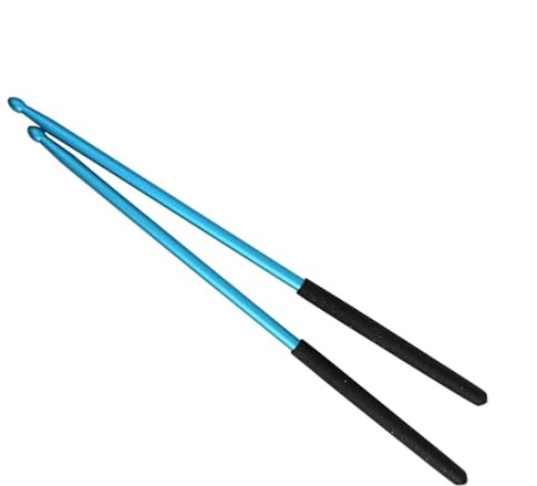 Baguettes en Aluminium 5A avec Poignée Antidérapante, Outil De Musique pour Tambour De Jazz Et Batterie Muette Baguette Batterie pour Débutants (Color : C)