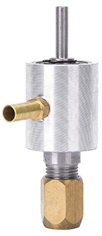 Fiktory anslutningsbeslag fictory vattenmunstycke borr chuck adapter volfram stål anslutningsbeslag för hålöppnare, 6 mm axeldiameter, 10 mm chuckdiameter