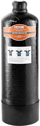 VEVOR Whole House Salt Free Descaler, Water Filter for City Water, 600,000 Gallon Whole House Water Descaler for All Kinds of Plumbing Pipes, 1 NPT & 3/4 NPT, for 2-3 Person Family