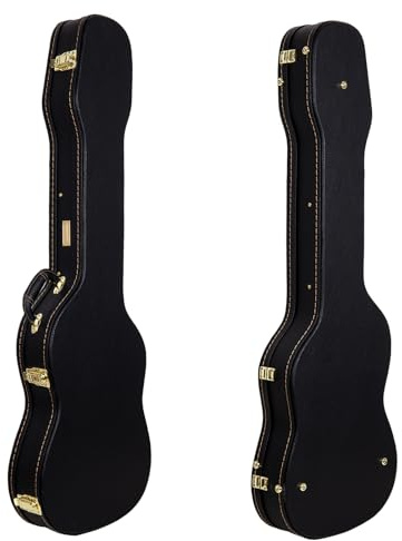 Crossrock CRW600STBK E-Gitarrenkoffer für Telecaster- und Stratocaster-Gitarren, Schwarz