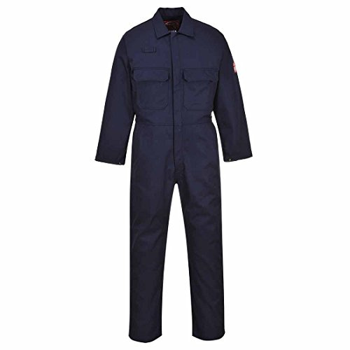 Portwest Flammhemmender Bizweld™ Overall , Größe: L, Farbe: Marine Tall, BIZ1NATL