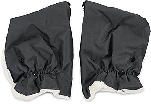 hauck Grab Me - Universal Handwärmer für Kinderwagen Buggy Fahrradanhänger, Einfache Befestigung mit Druckknöpfen am Schiebegriff, 30 x 40 x 3 cm, Wasserabweisend & Fleece Innenfutter