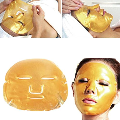 10 x Goldmaske Gesichtsmaske Crystal Collagen Gold Powder Facial Mask Gold Maske