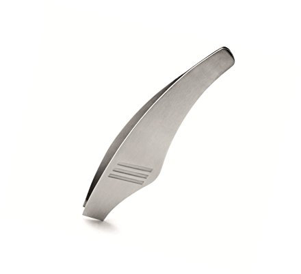 Kerafactum Grätenzange Fischgrätenzange Grätenpinzette Gräten Zange für Fischgräten Pinzette Grätenpinzette rutschhemmend Edelstahl satiniert Tong Fishbone Tweezers extra stark