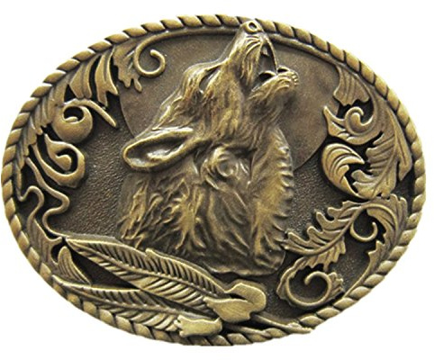 Jean's Friend Wolf Horse Western Wildlife Belt Buckle Gürtelschnallen Mix Styles Choice US Stock (1)