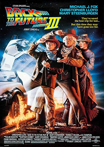 Poster Zurück in die Zukunft III affiche cinéma Wandkunst