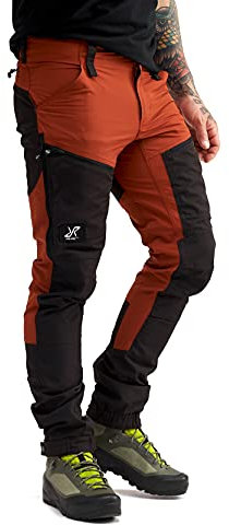 RevolutionRace RVRC GP PRO Pants, Pantaloni da Uomo, durevoli per Trekking e Altre attività all'Aria Aperta, Rusty Orange, S