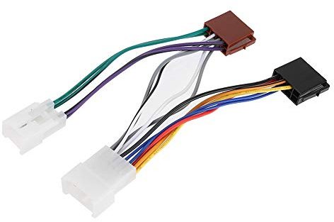 Yctze Radio Wiring Harness Car Audio Line Plug Connector Connection Interior Iso Universal Stereo Adapter