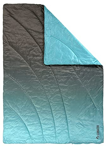 Klymit Horizon Campingdecke und Schmusetuch, verstaubar, Blau/Schwarz