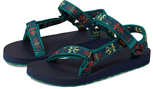 Teva Sandalo da donna K originale universale, verde, blu scuro, arancione, verde lime, 36 EU