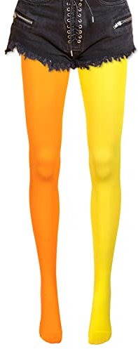 Collant Donna Coprenti Colore Candy, Microfibra Sexy, Leggings Stretti ad Alta Elasticità Con Crittografia Delle Dita dei Piedi, Vita Alta, per Danza Cosplay Costume Festa Halloween