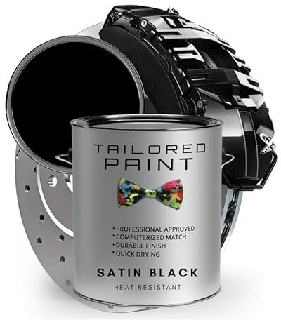 For Dacia Satin Black Heat Resistant Brush On Brake Caliper Paint 150ml