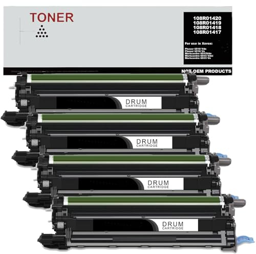 Genérico Phaser 6510 / Workcentre 6515 Lot de 4 tambours d'image 108R01420 108R01419 108R01418 108R014217